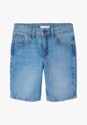 NKMRYAN - Kratke hlače iz džinsa - light grey denim