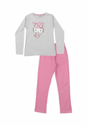 SET - Pyjama set - rosa/grau