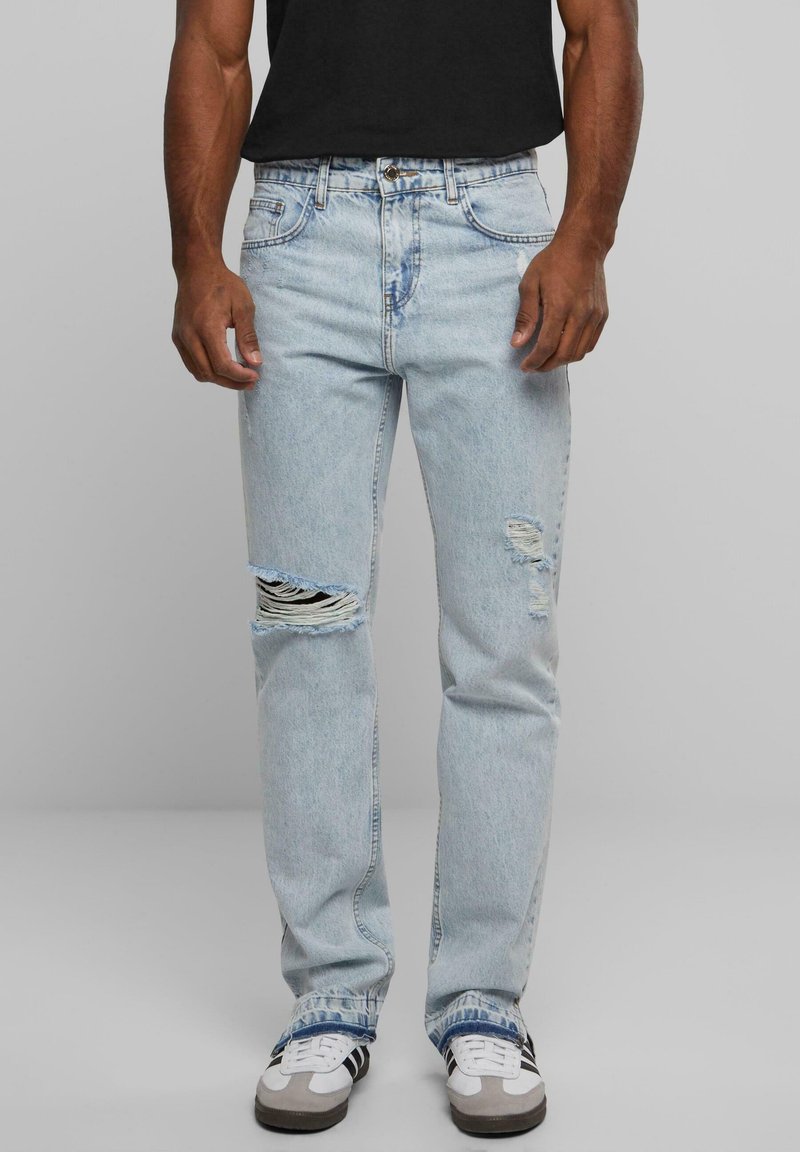 2Y Premium DESTROYED - Vaqueros rectos - blue