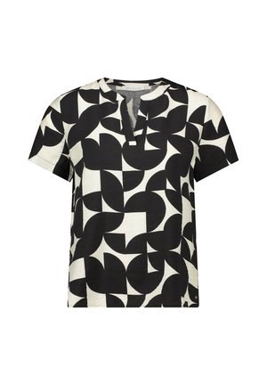 Betty & Co, BETTY & CO KURZARM SCHLUPFBLUSE - Blouse - schwarz weiß