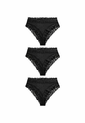 FLORAL 3 PACK - Alushousut - black