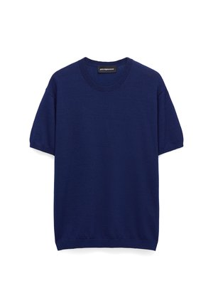 ADOLFO DOMINGUEZ, Basic T-shirt - indigo