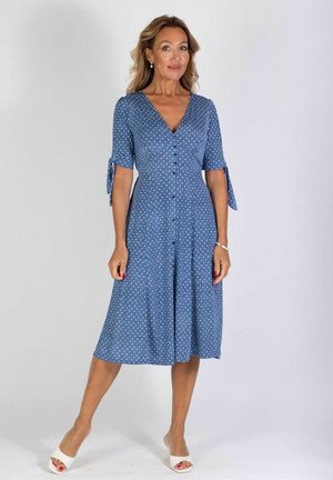 VICTORIA - DOT - Jeansklänning - blue