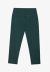 ESSENTIAL QUICK DRY CAPRI HIGH RISE LEGGINGS - Tajice - dark green