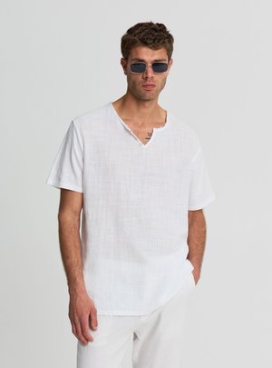 Terranova, T-SHIRT MC TINTA UNITA - T-shirt basic - bianco ottico