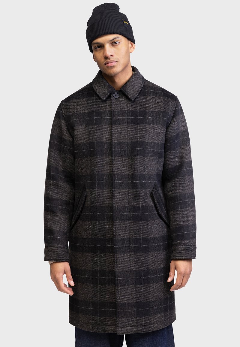 Redefined Rebel ALFRED BOXY FIT - Klasický kabát - black