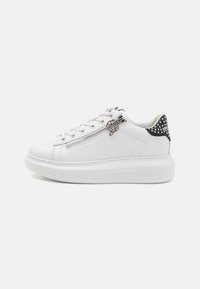 KARL LAGERFELD KAPRI ZIP LO LACE - Zapatillas - white/silver