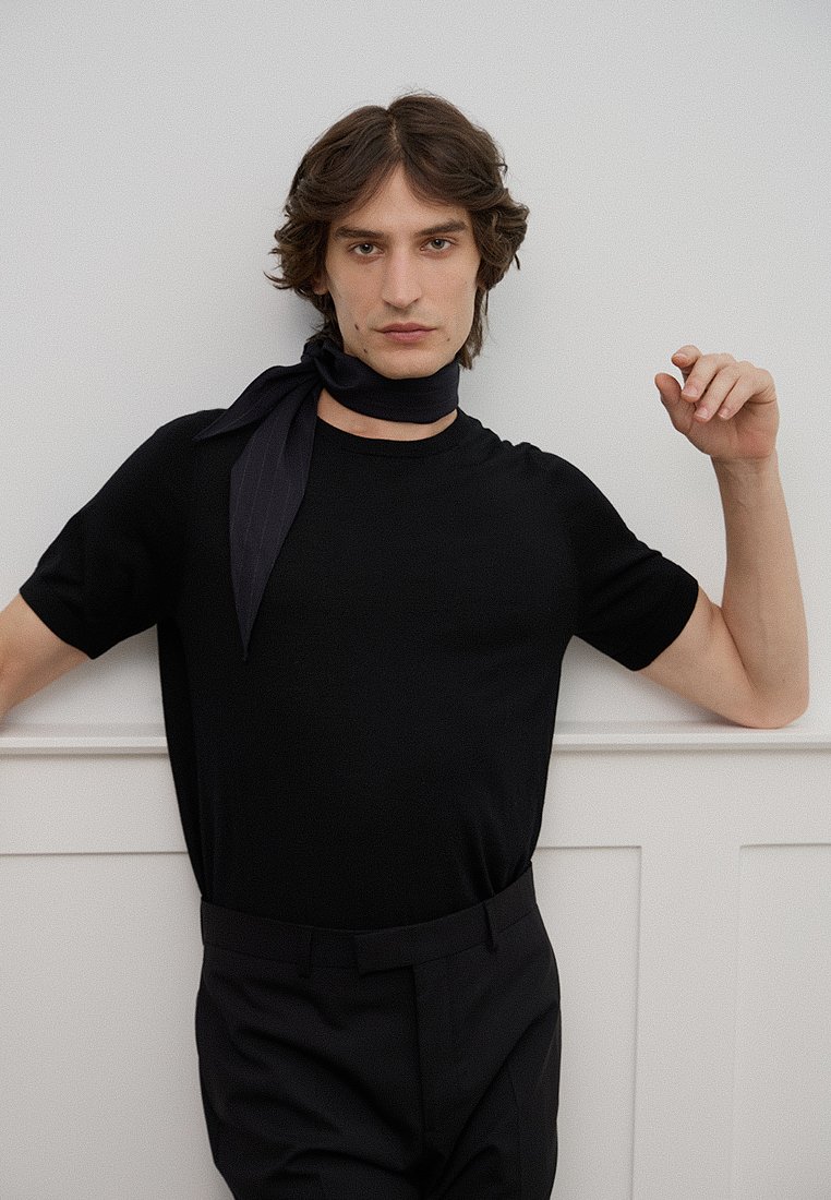 sandro T-shirt basic zwart