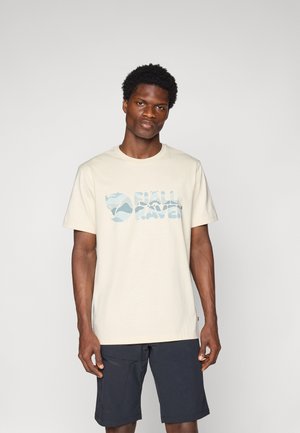 Fjällräven, LOGO - Print T-shirt - chalk white