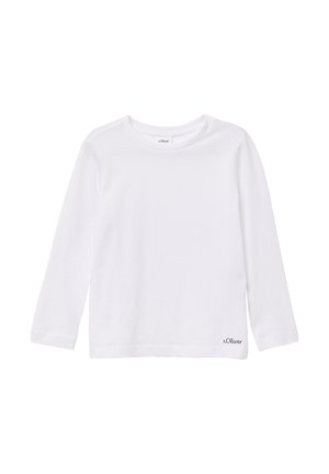 T-shirt à manches longues - weiß
