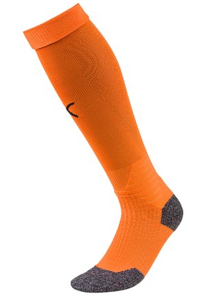 Puma TEAM LIGA SOCKS UNISEX - Knæstrømper - orangeschwarz