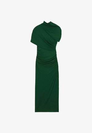 Reiss AZURE STRETCH RUCHED MIDI - Maxikleid - green