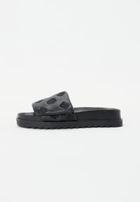 Guess - FABIO - Papuci - black Imagine miniatură 1