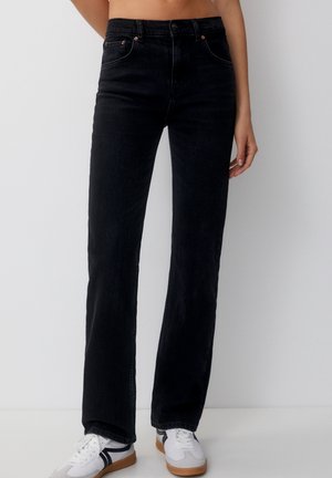 PULL&BEAR, Jean droit - black