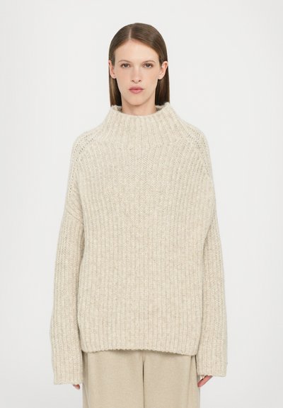 CLOSED HIGH NECK LONG SLEEVE - Jumper - silt grey