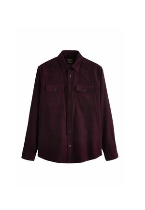 TWIN POCKET WESTERN REGULAR FIT - Vapaa-ajan kauluspaita - burgundy red