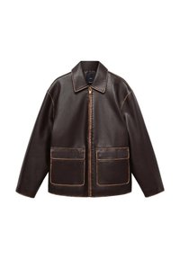 PALERMO - Veste en similicuir - brown
