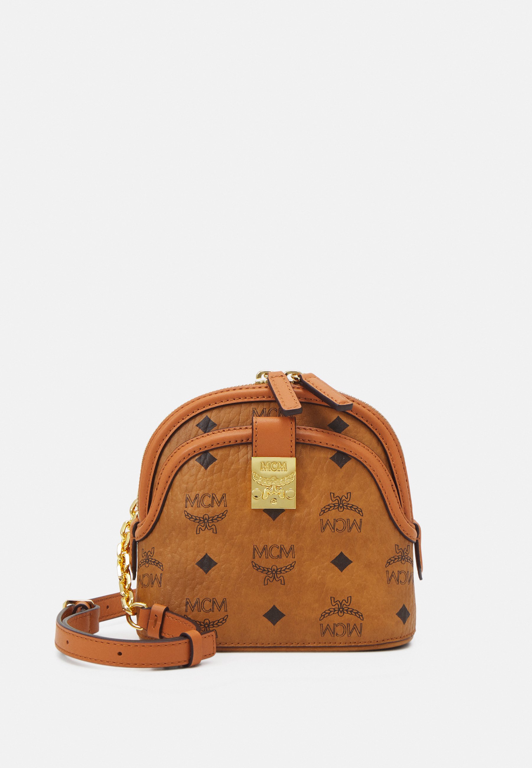 Mcm klassik visetos crossbody mini cognac Outlet