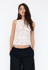 PULL&BEAR - WITH GATHERED SIDES - Blouse - beige Thumbnail Image 1