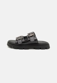 YOURTURN by Zalando - UNISEX - Papuci - black Imagine miniatură 1