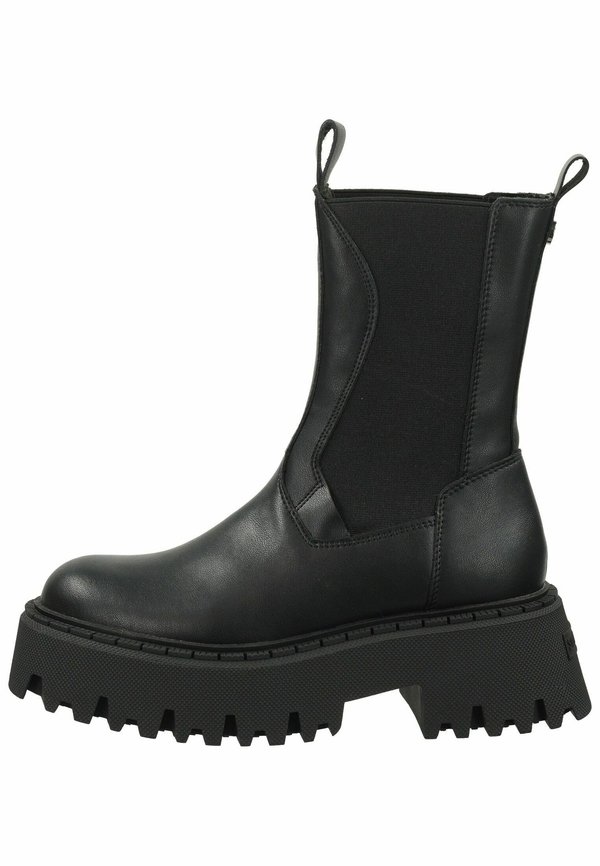 Plateaustiefelette - blk action leather