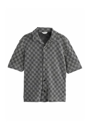 Next REGULAR FIT  - Camisa - black white