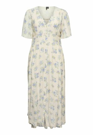 Vero Moda Curve, SMOCK DRESS VMCBELLA LONG DRESS - Robe longue - birch