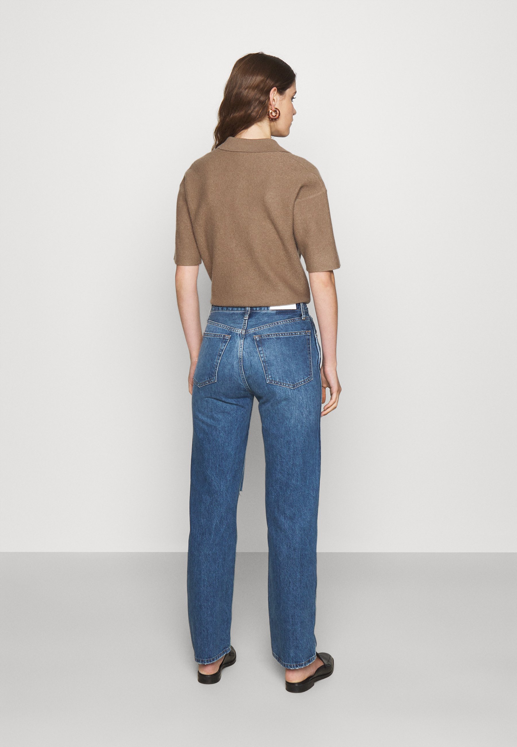 LOOSE - Straight leg jeans - blue demin 