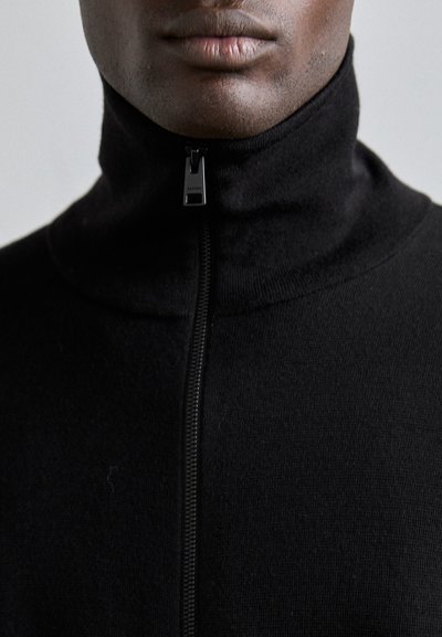 sandro TRUCKER CARDIGAN - Ζακέτα - noir