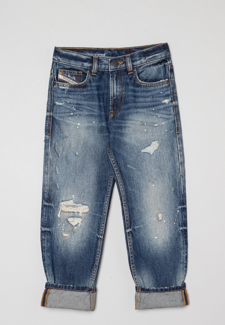 Diesel Straight leg jeans blauw Diesel Straight leg jeans blauw