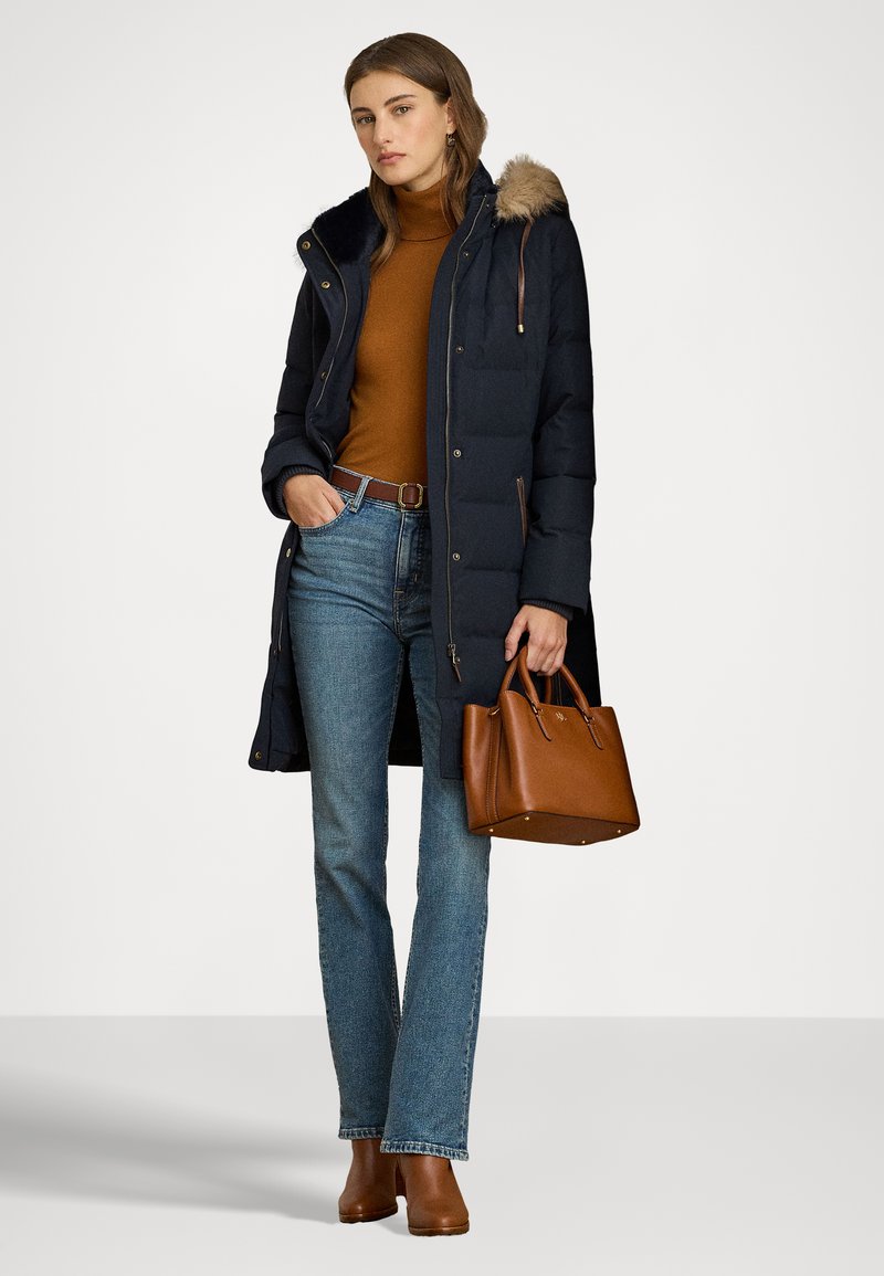 Lauren Ralph Lauren FAUX-FUR-TRIM HOODED DOWN COAT Down coat