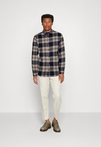 Jack & Jones FALL CHECK  LS - Camisa - navy blazer