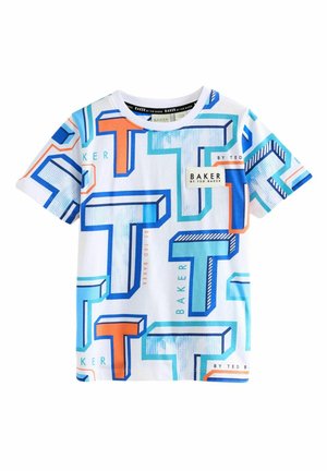 GRAPHIC - REGULAR FIT - Apdrukāts T-krekls - white