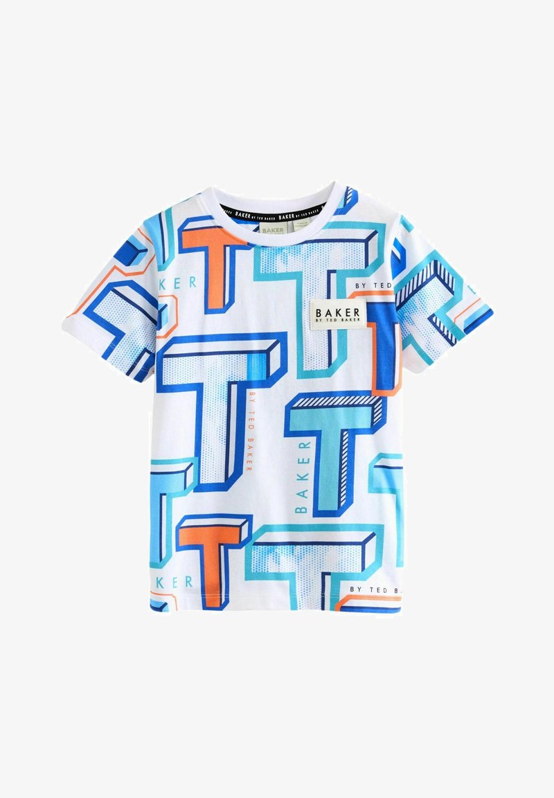 Baker by Ted Baker GRAPHIC - REGULAR FIT - Marškinėliai su spaudiniu - white