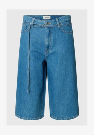 Selected, SLFTENNA MW BERMUDA DENIM SHORTS - Short en jean - medium blue denim