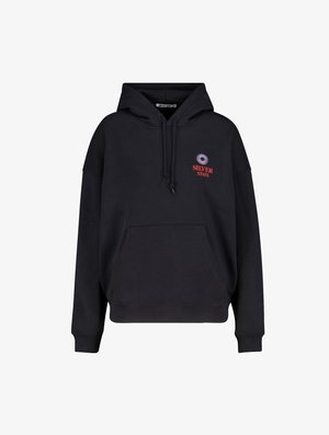 America Today, SCARLETT - Felpa con cappuccio - washed black