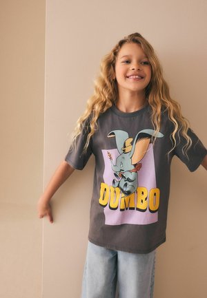Next, REGULAR FIT - LICENSE OVERSIZED GRAPHIC T-SHIRT . - Trükipildiga T-särk - grey dumbo