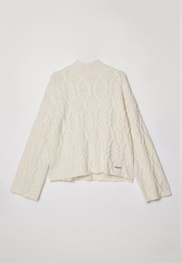 CHUNKY CABLE TURTLENECK - Maglione - ecru