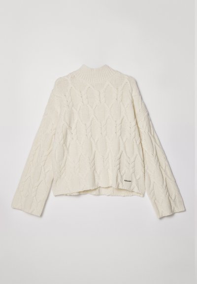 Holzweiler CHUNKY CABLE TURTLENECK - Striktrøje - ecru