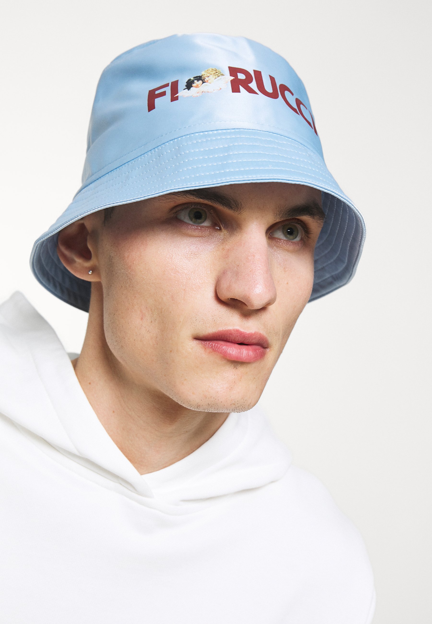Fiorucci LOGO ANGELS BUCKET HAT UNISEX - Cappello - pale blue/celeste -  Zalando.it