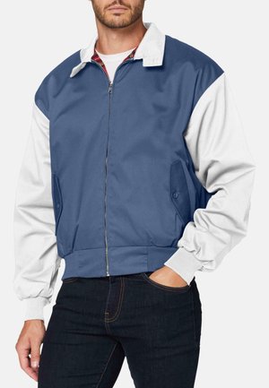 HARRINGTON - Übergangsjacke - blau weiß