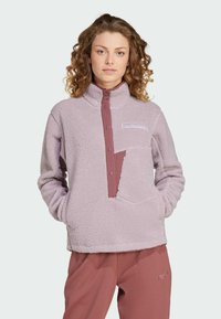 adidas Terrex XPLORIC HIGH PILE - Fleece jumper - preloved fig