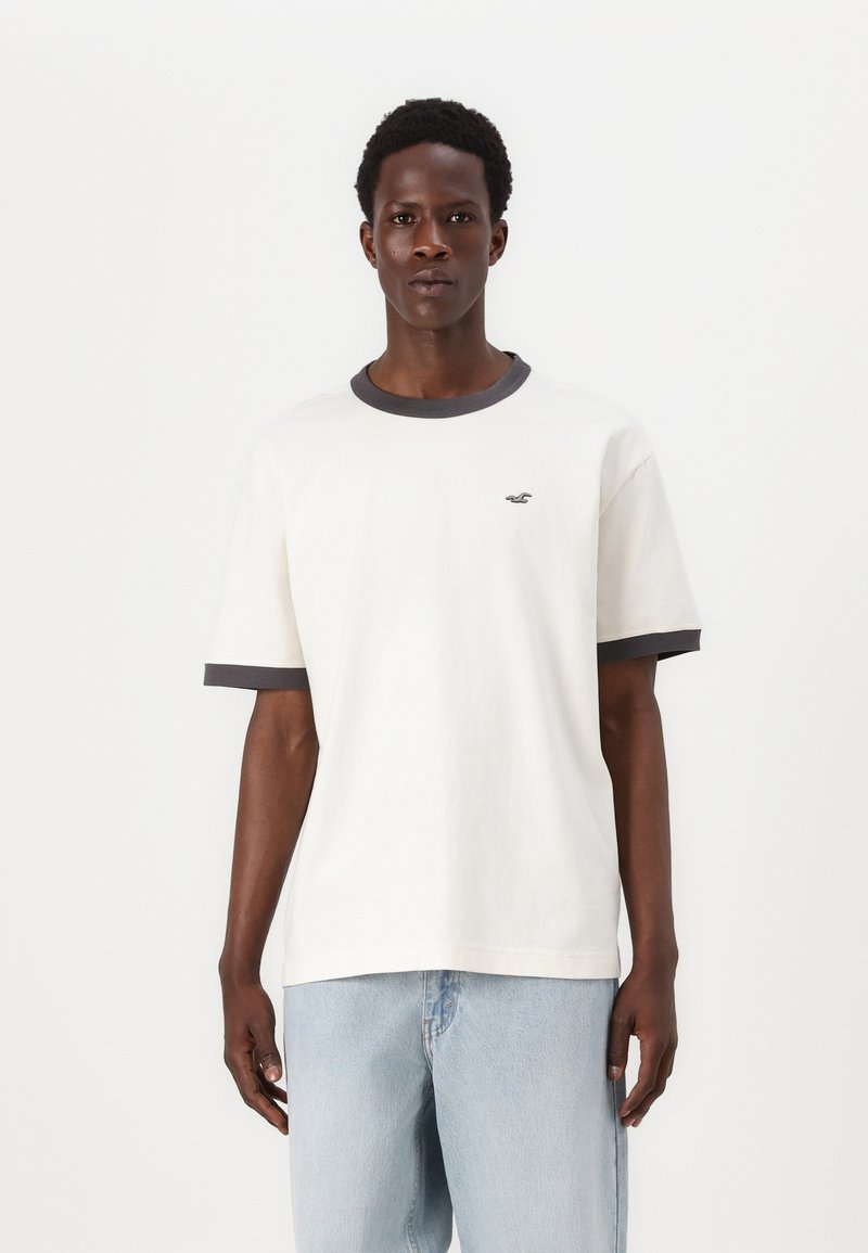 Hollister Co. - BOXY - Paprasti marškinėliai - grey, Padidinti