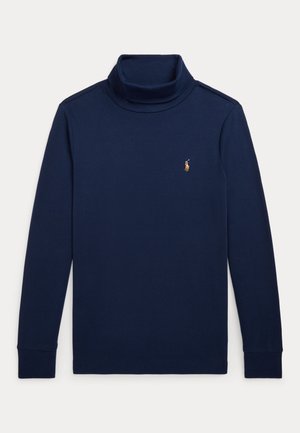 Polo Ralph Lauren, COTTON INTERLOCK ROLL NECK - Top s dlouhým rukávem - refined navy