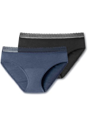 Schiesser PERIOD PANTY 2 PACK - Slip - schwarz, flieder