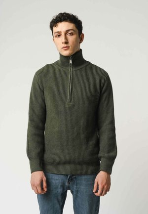 MELA TROYER UDAI - Strickpullover - grün melange