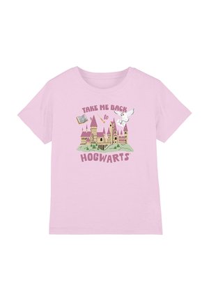 Cotton Soul, HARRY POTTER TAKE ME BACK TO HOGWARTS UNISEX - Print T-shirt - pink
