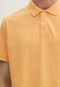 TOM TAILOR BASIC WITH CONTRAST - Polo - pepper orange white melange