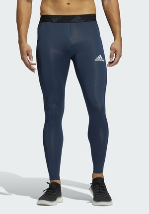 TECHFIT 3-STRIPES LONG TIGHTS - Medias - blue