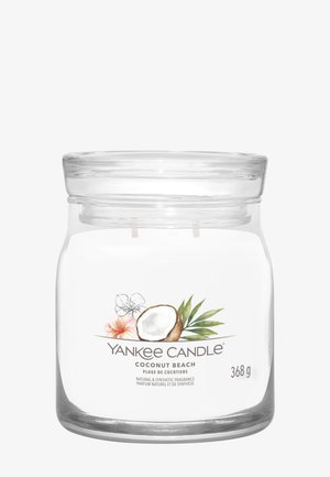 SIGNATURE MEDIUM JAR COCONUT BEACH - Doftljus - white